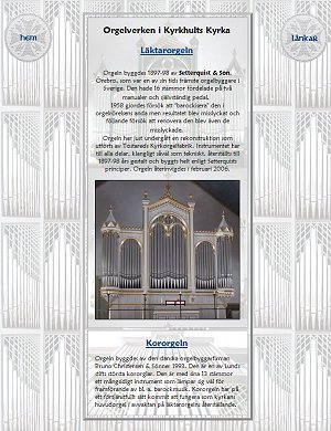 Orglar i Kyrkhults kyrka
